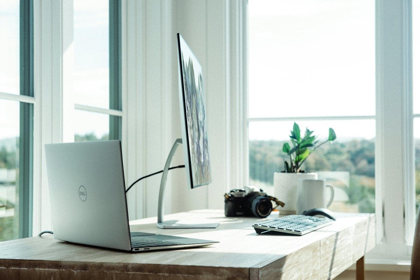 Ein Homeoffice-Arbeitsplatz